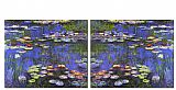 Landscape Canvas Paintings - Water Lilies set